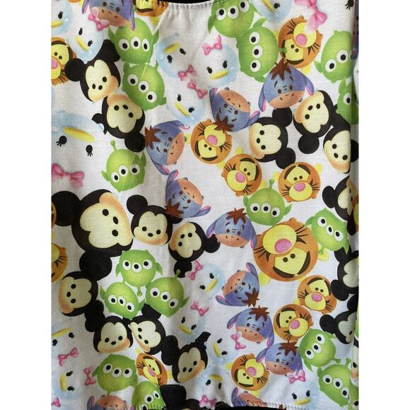 Disney Tsum Tsum Crew Neck Ribbed Trim Long Sleeve Sweatshirt Top Size L 10/12 - Picture 3 of 5